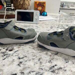 See Kai Run Gray and Green Kids shoes